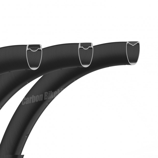 Ruote in carbonio per bicicletta da strada 700C 35x28mm Tubeless Hookless / Tubolare Freni a disco DT SWISS Hub Ruote in carbonio per bicicletta da strada 700C 35x28mm Tubeless Hookless / Tubolare Freni a disco DT SWISS Hub